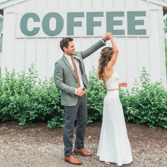 Catherine Deane Lace Havana Corset bridal top ft on Anthropologie NWT - Picture 4 of 16